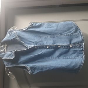 Denim top sz M